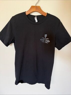KHay Fest Black Short-Sleeve Tee with Small Chest Graphic